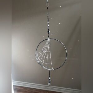 Gothic Spider Web Suncatcher Handmade